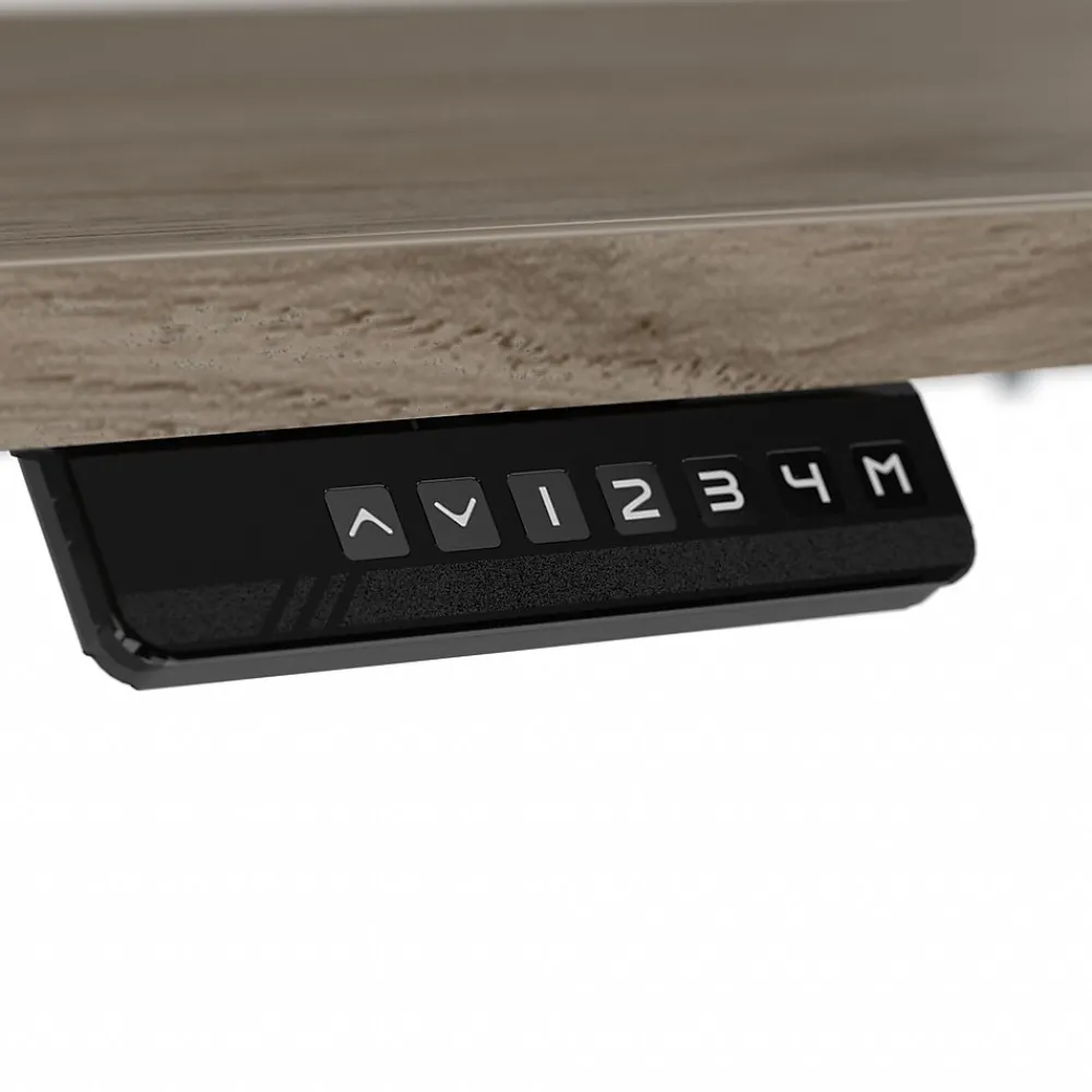 Standing Desks*Bush Business Furniture Move 40 Series 72"W Electric Height Adjustable Standing Desk, Modern Hickory/Cool Gray (M4S7230MHSK)