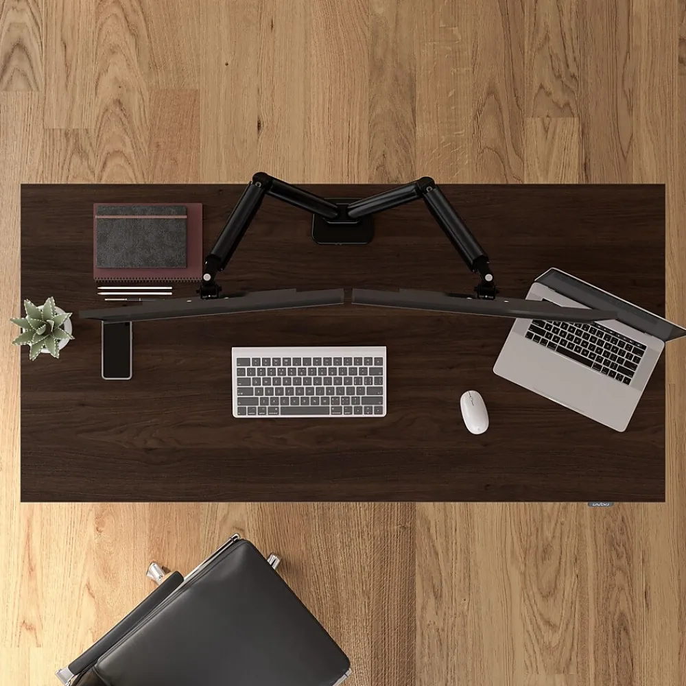 Standing Desks*Bush Business Furniture Move 40 Series 60"W Electric Height Adjustable Standing Desk, Black Walnut/Black (M4S6030BWBK)