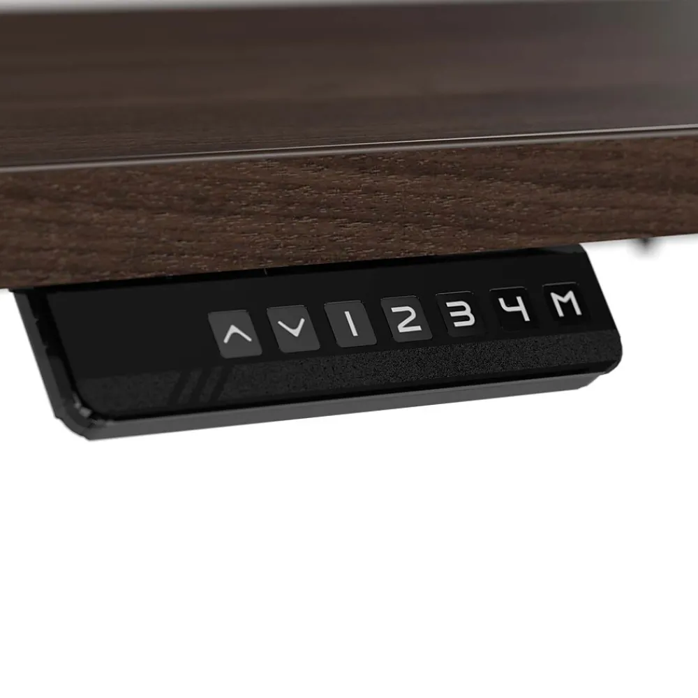 Standing Desks*Bush Business Furniture Move 40 Series 60"W Electric Height Adjustable Standing Desk, Black Walnut/Black (M4S6030BWBK)
