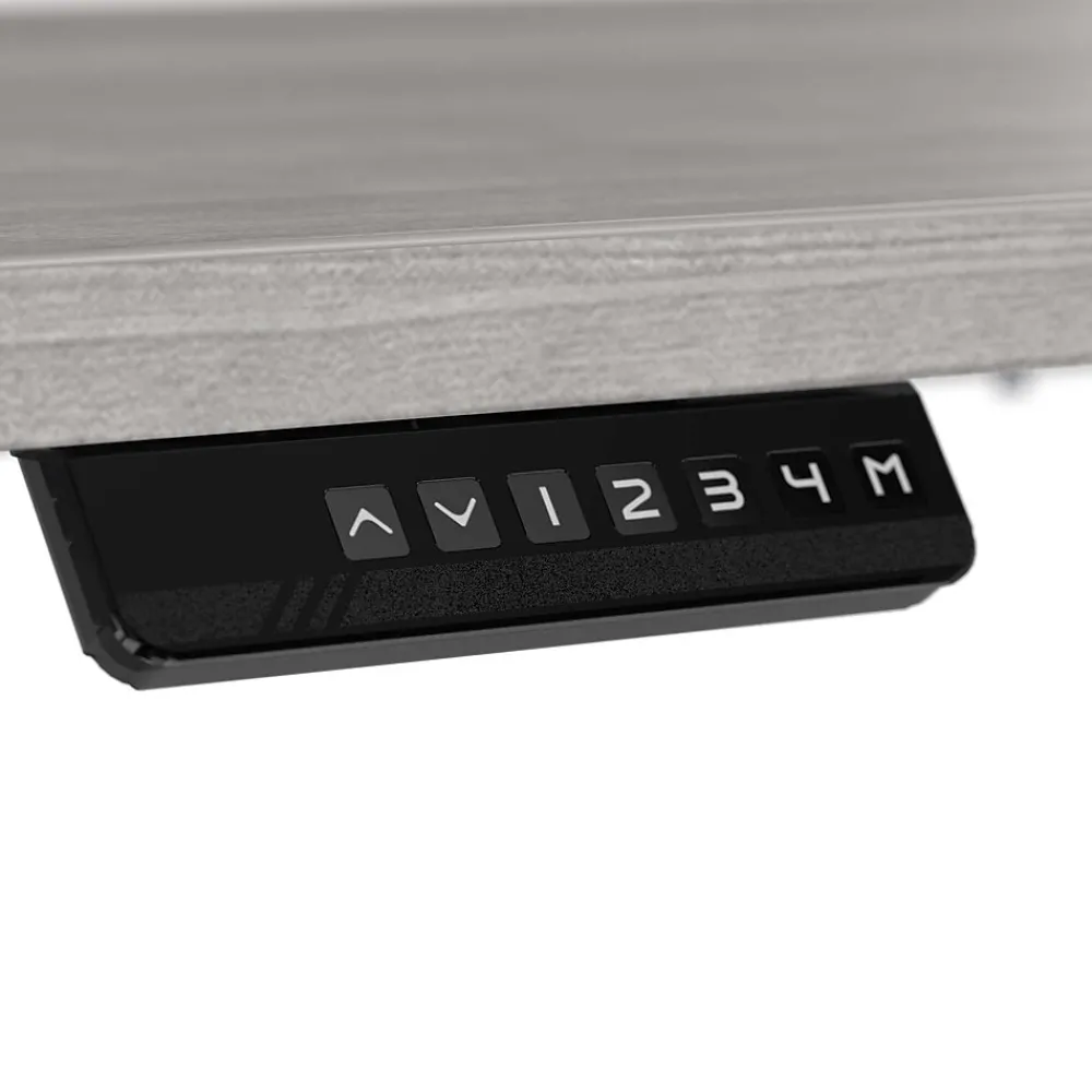 Standing Desks*Bush Business Furniture Move 40 Series 60"W Electric Height Adjustable Standing Desk, Platinum Gray/Black (M4S6030PGBK)