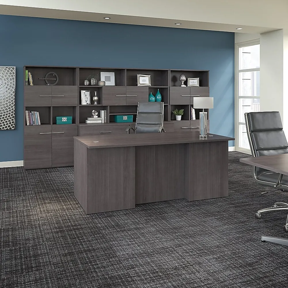 File Cabinets*Bush Business Furniture Office 500 2-Drawer Lateral File Cabinet, Locking, Letter/Legal, , 35.67" (OFF136SGSU) Storm Gray