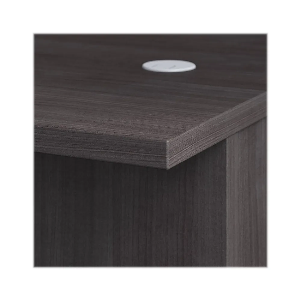 L-Desks*Bush Business Furniture Office 500 72"W L Shaped Executive Desk with Drawers, (OF5004SGSU) Storm Gray