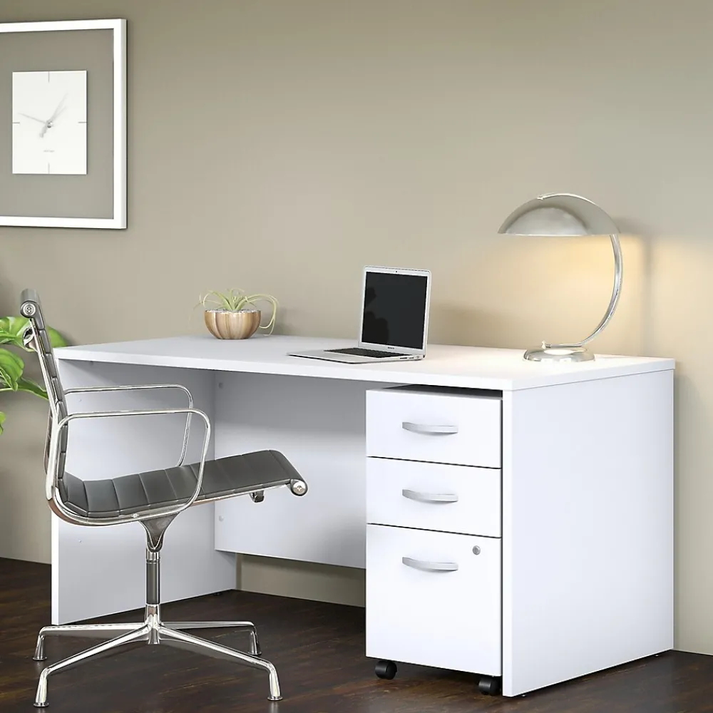 Office Desks*Bush Business Furniture Studio C 60"W Office Desk, (SCD260WH) White