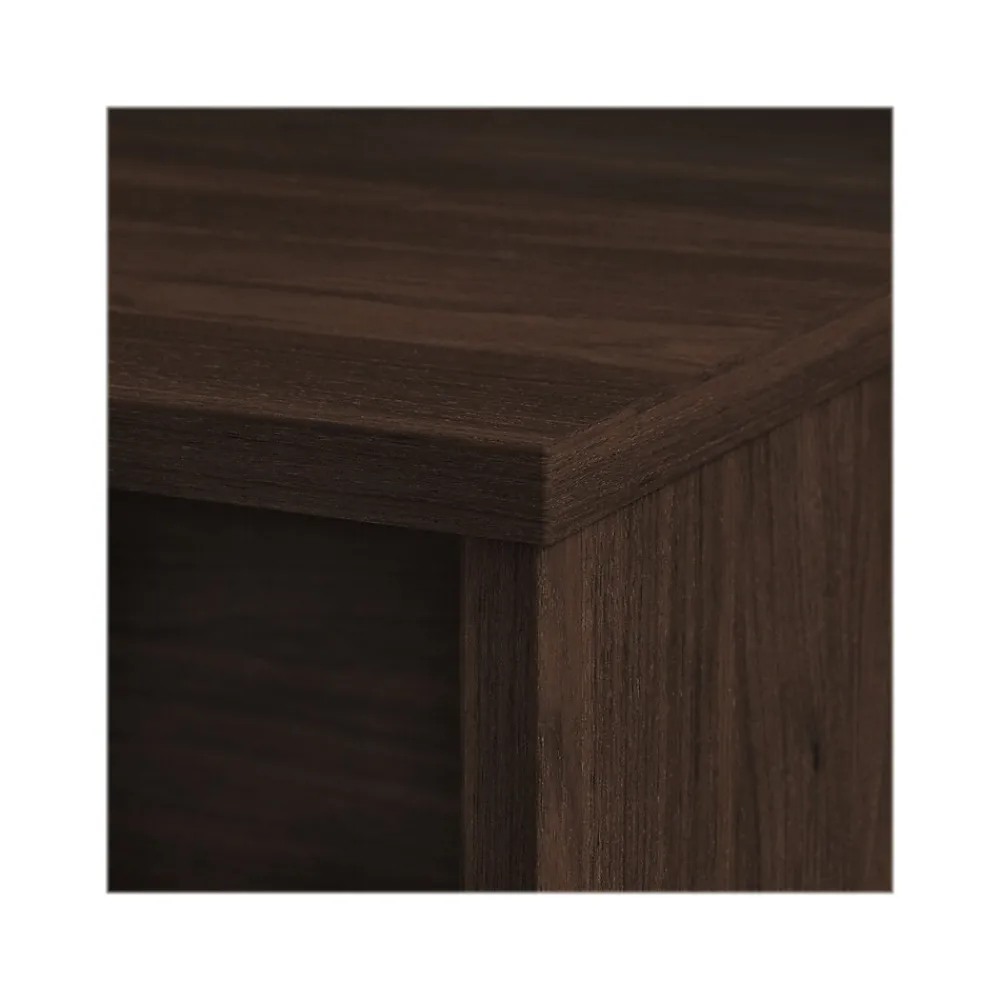 L-Desks*Bush Business Furniture Studio C 60"W L Shaped Desk with 42W Return, (STC050BW) Black Walnut