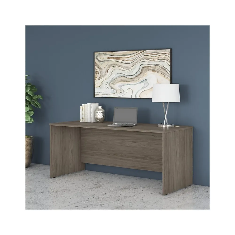 Computer Desks*Bush Business Furniture Studio C 72"W Office Desk, (SCD272MH) Modern Hickory