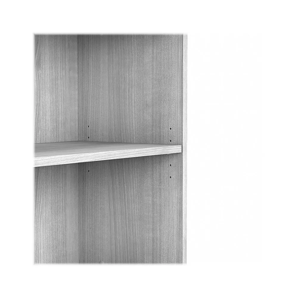 Bookcases*Bush Business Furniture Studio A 73"H 5-Shelf Bookcase with Adjustable Shelves, Laminated Wood (SDB7236PG-Z) Platinum Gray