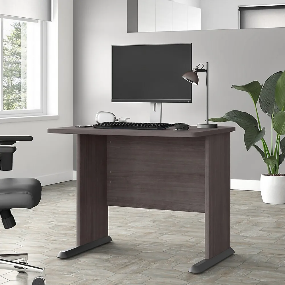 Computer Desks*Bush Business Furniture Studio A 36"W Small Computer Desk, (SDD136SG) Storm Gray