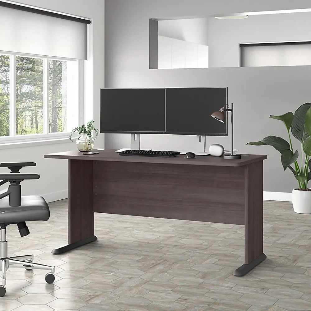 Computer Desks*Bush Business Furniture Studio A 60"W Computer Desk, (SDD160SG) Storm Gray