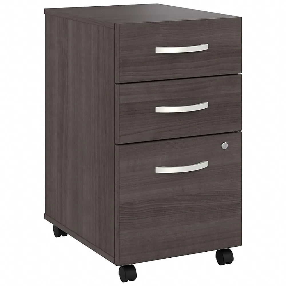 File Cabinets*Bush Business Furniture Studio A 3-Drawer Mobile Vertical File Cabinet, Letter/Legal Size, Lockable, (SDF216SGSU-Z) Storm Gray