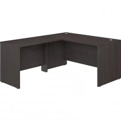 Office Desks*Bush Business Furniture Studio C 60"W L Shaped Desk with Return, (STC050SG) Storm Gray