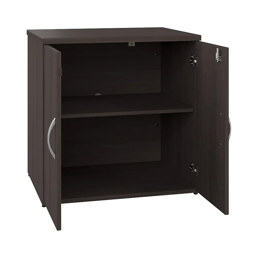 Storage Cabinets*Bush Business Furniture Studio C 30" Storage Cabinet with 2 Shelves, Storm Gray (SCS130SG)