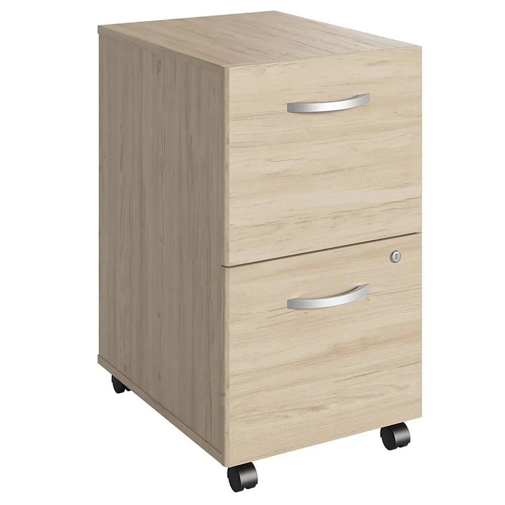 File Cabinets*Bush Furniture Bush Business Furniture Studio C 2 Drawer Mobile File Cabinet, Natural Elm (SCF116NESU)