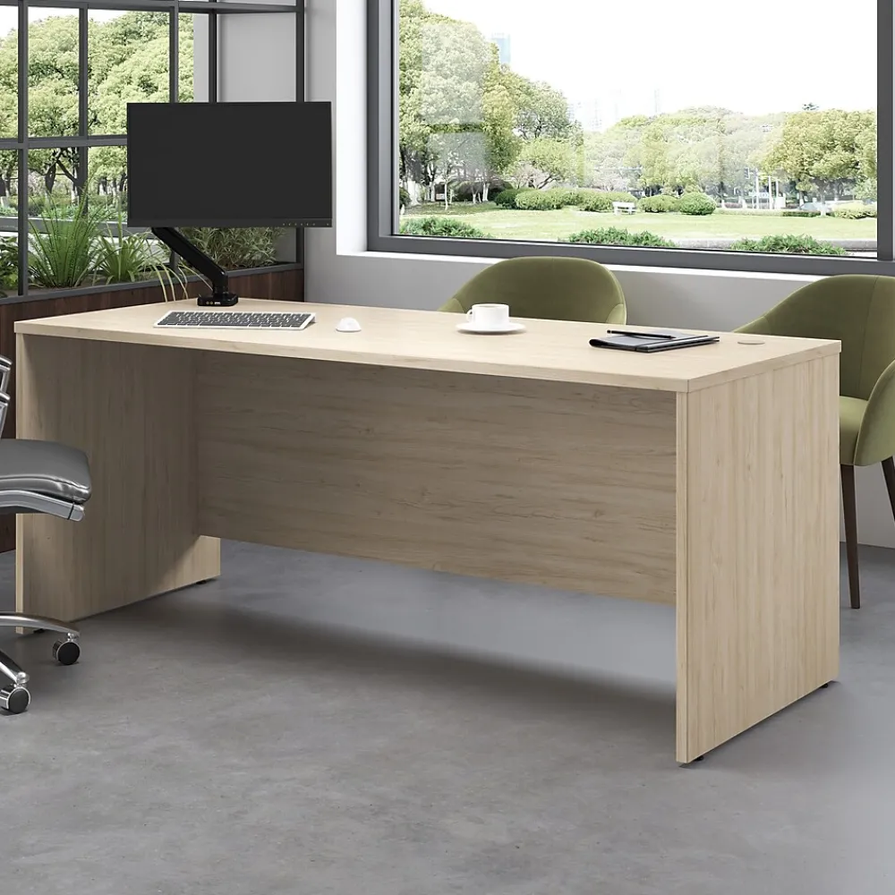 Computer Desks*Bush Furniture Bush Business Furniture Studio C 72"W Office Desk, Natural Elm (SCD272NE)