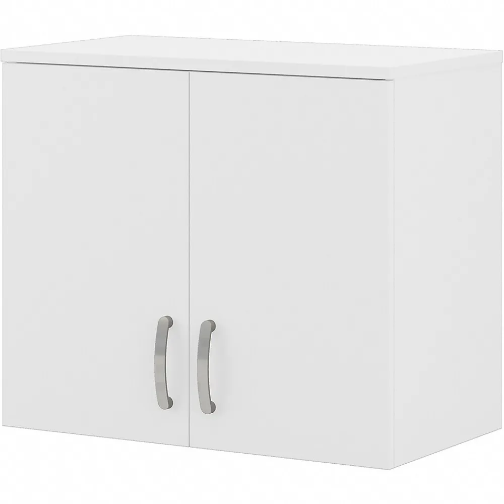 Storage Cabinets*Bush Business Furniture Universal 24" Wall Cabinet with Doors and 2 Shelves, White (UNS428WH)