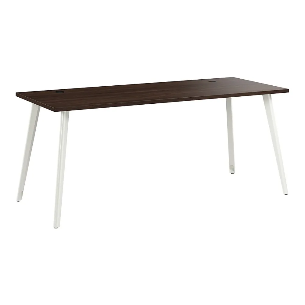 Office Desks*Bush Business Furniture Vista 72"W Computer Desk, Black Walnut (VSD172BW)