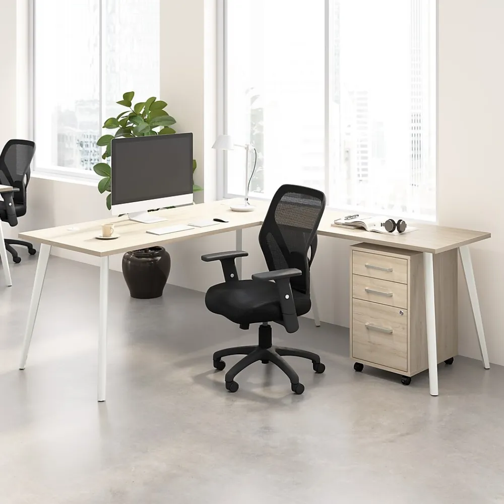 File Cabinets*Bush Business Furniture Vista 3 Drawer File Cabinet, Natural Elm (VSF116NESU)