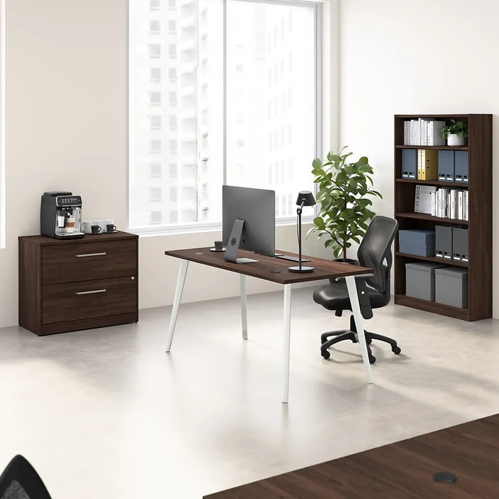 File Cabinets*Bush Business Furniture Vista 2 Drawer File Cabinet, Black Walnut (VSF136BWSU)