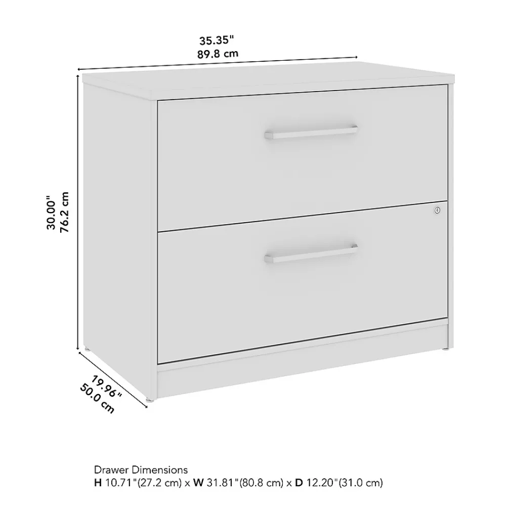 File Cabinets*Bush Business Furniture Vista 2 Drawer File Cabinet, Black Walnut (VSF136BWSU)
