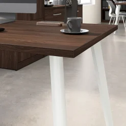 Office Desks*Bush Business Furniture Vista 72"W Desk with Lateral File Cabinet and Bookcase, Black Walnut (VST011BWSU)