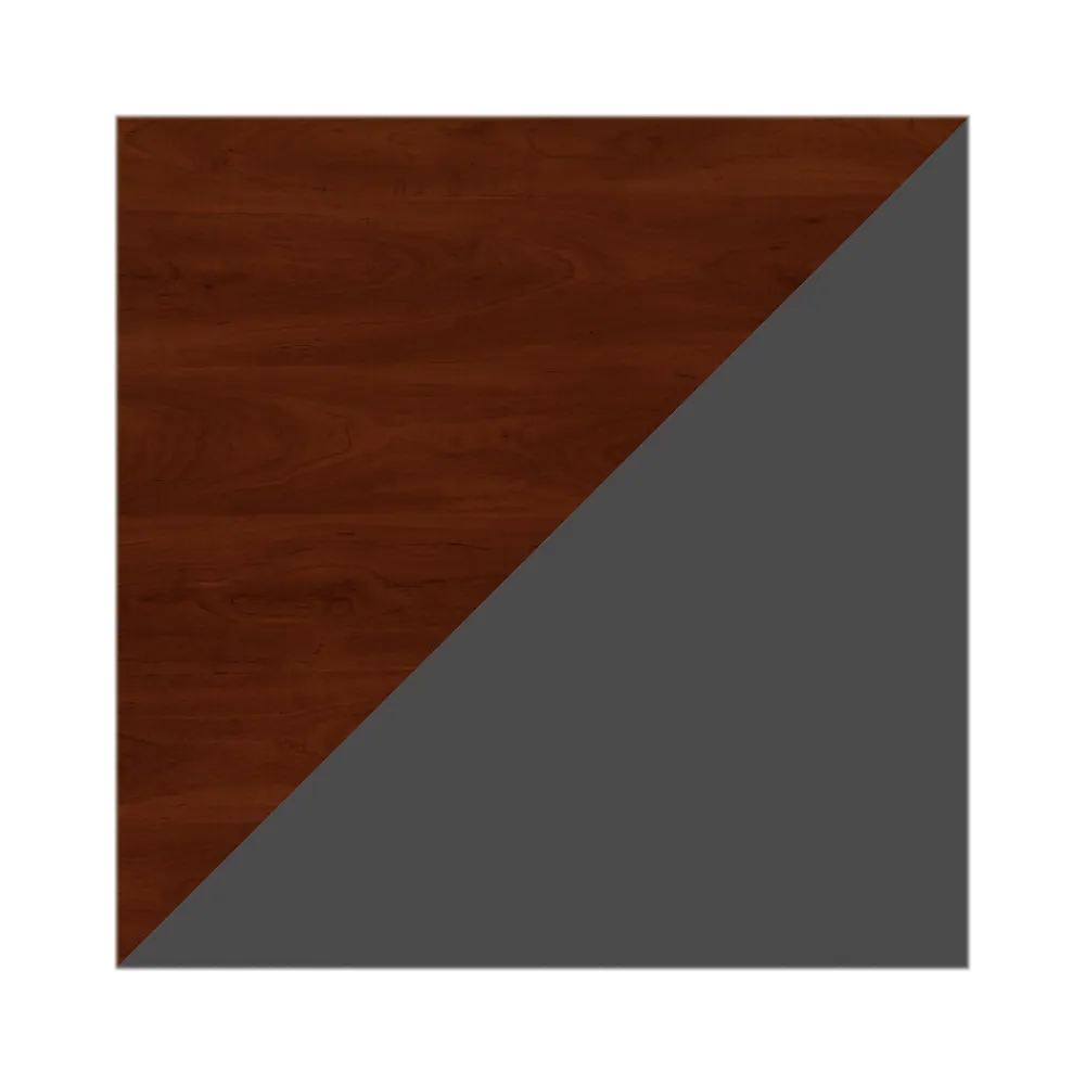 L-Desks*Bush Business Furniture Westfield 72"W L Shaped Desk with Return and File Cabinet, Hansen Cherry/Graphite Gray (SRC084HCSU)