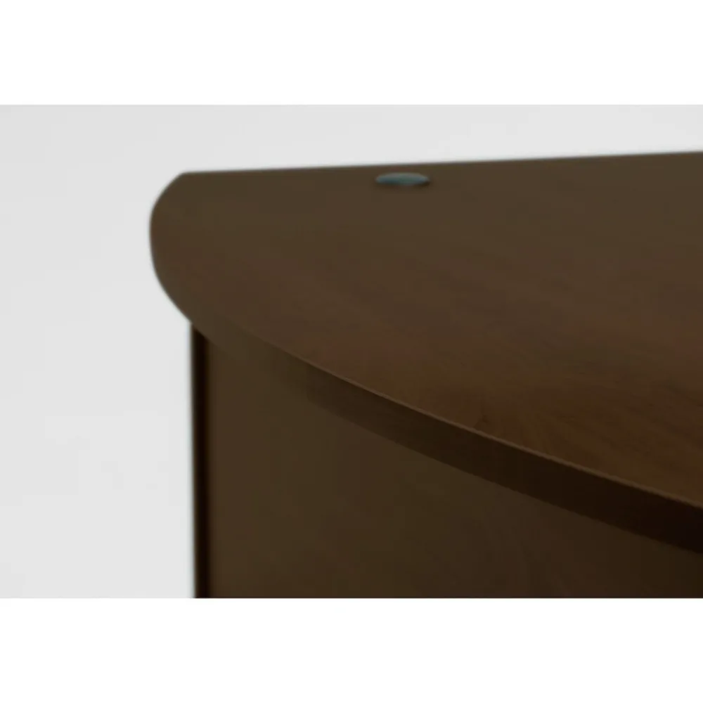Computer Desks*Bush Business Furniture Westfield 72"W Bow Front Desk, Mocha Cherry (WC12946)