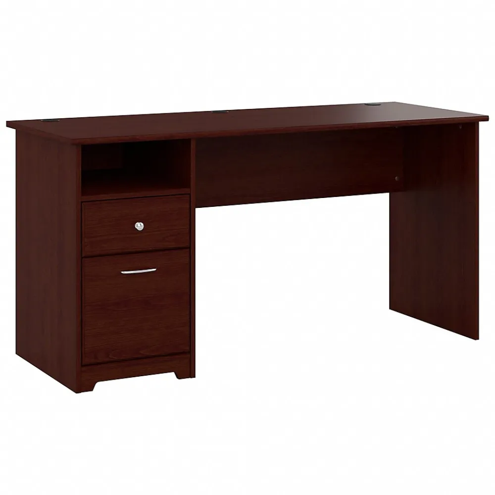 Office Desks*Bush Furniture Cabot 60"W Computer Desk with Drawers, (WC31460-03) Harvest Cherry