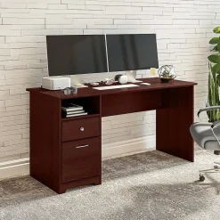 Computer Desks*Bush Furniture Cabot 60"W Computer Desk with Drawers, (WC31460-03) Harvest Cherry