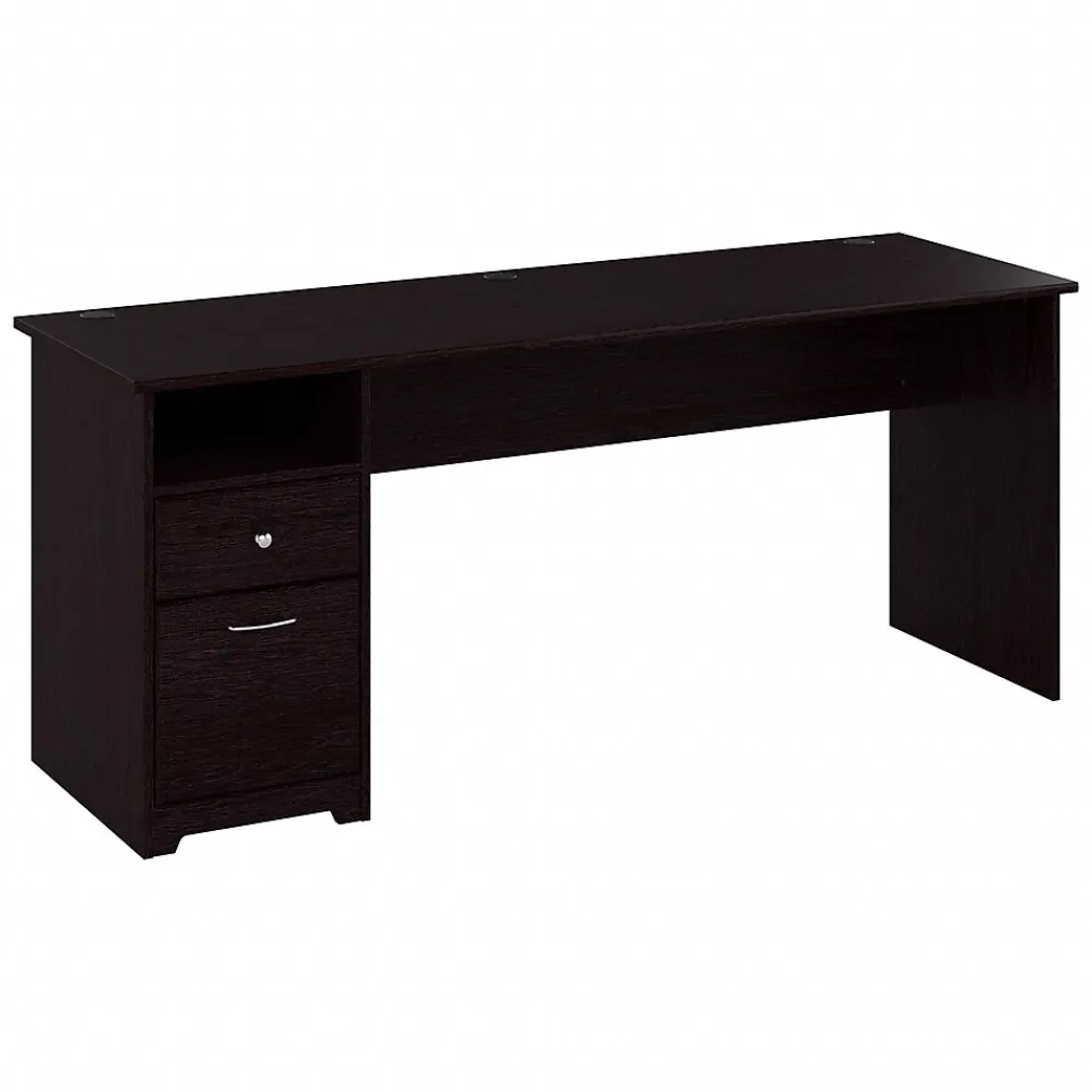Computer Desks*Bush Furniture Cabot 72"W Computer Desk with Drawers, (WC31872) Espresso Oak