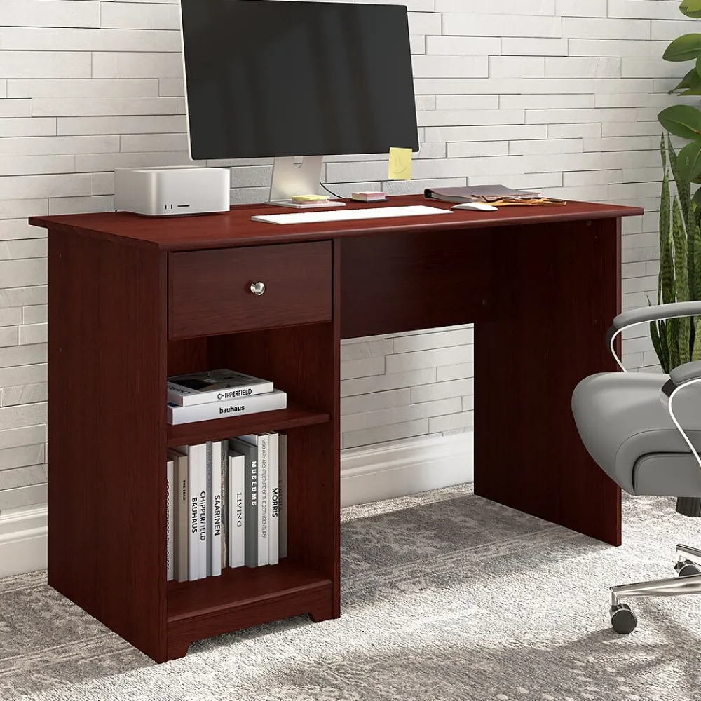 Computer Desks*Bush Furniture Cabot 48"W Computer Desk with Storage, Harvest Cherry (WC31447)