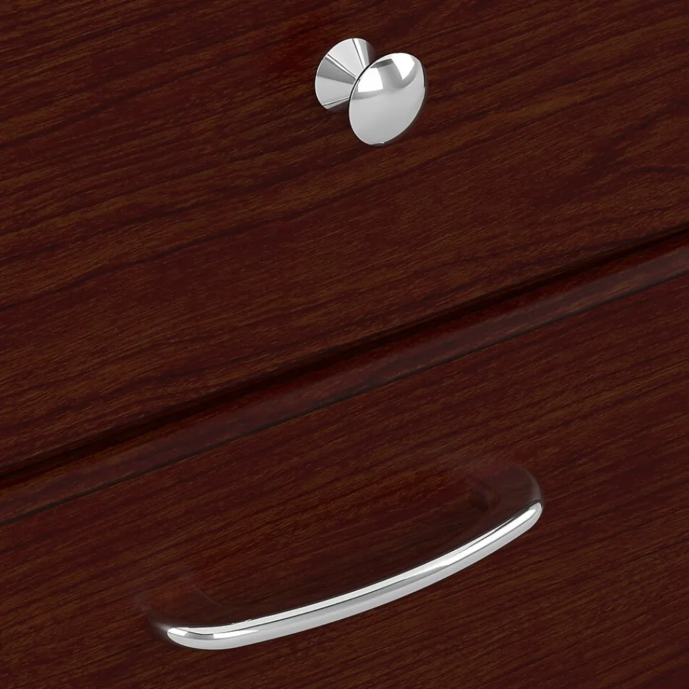 Office Desks*Bush Furniture Cabot 60"W L Shaped Computer Desk with Drawers, (CAB044HVC) Harvest Cherry