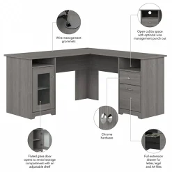 L-Desks*Bush Furniture Cabot 60