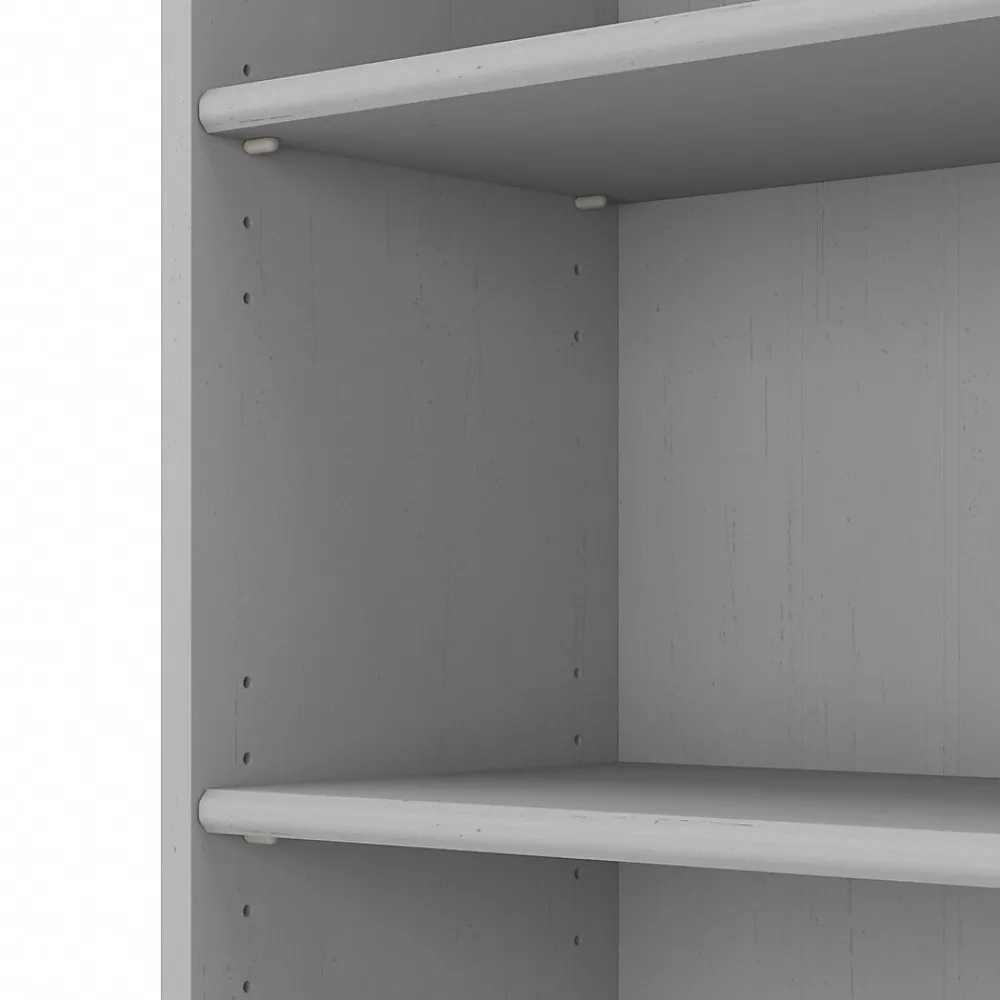 Bookcases*Bush Furniture Fairview 69"H 5-Shelf Bookcase with Adjustable Shelves, Laminated Wood (WC53565-03) Cape Cod Gray