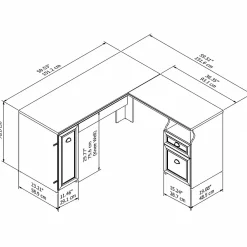 Office Desks*Bush Furniture Fairview 60