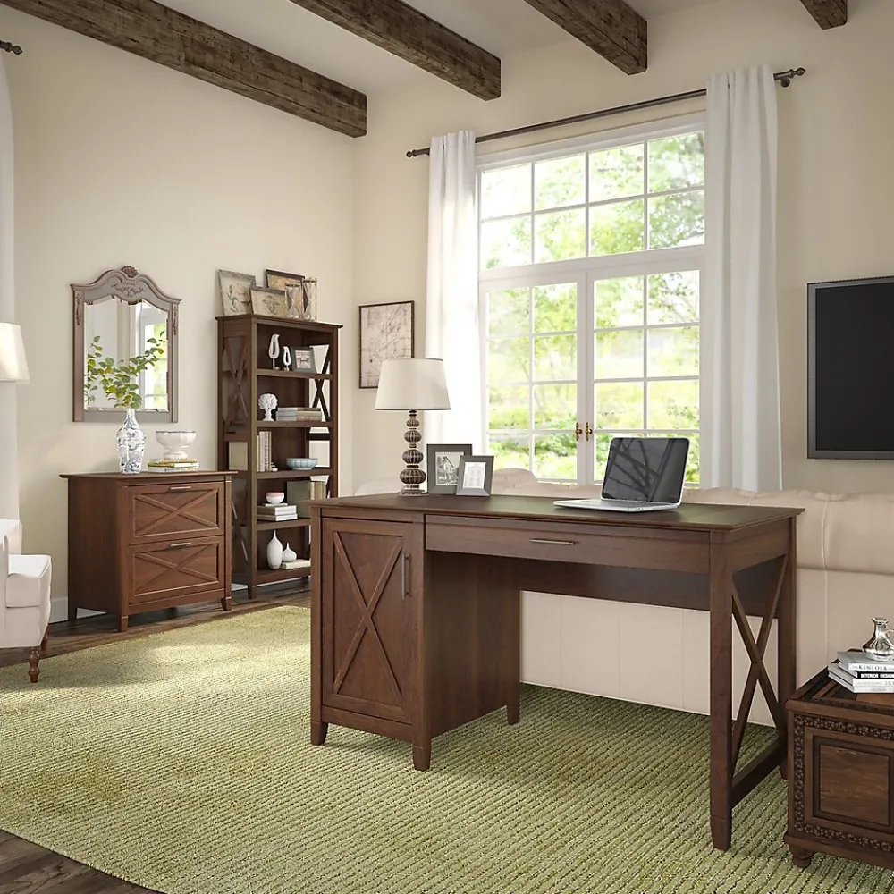 File Cabinets*Bush Furniture Key West 2 Drawer Lateral File Cabinet, Bing Cherry (KWF130BC-03)