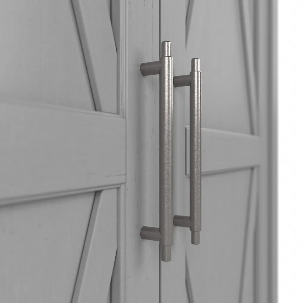 Storage Cabinets*Bush Furniture Key West 66" Tall Storage Cabinet with Doors and 5 Shelves, Cape Cod Gray (KWS266CG-03)