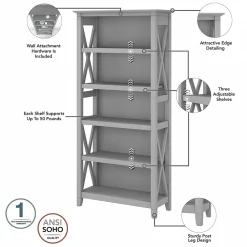 Bookcases*Bush Furniture Key West 66