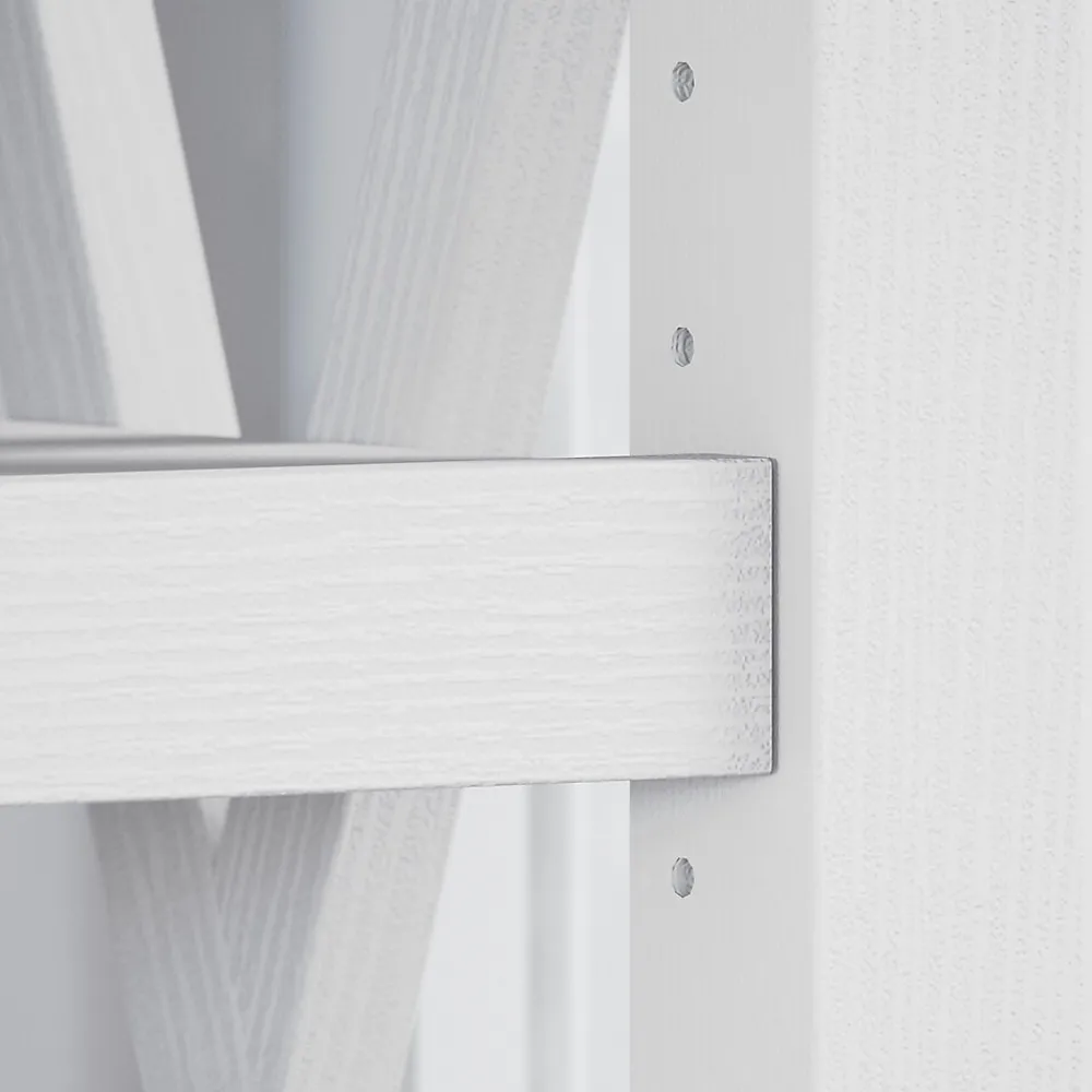 Bookcases*Bush Furniture Key West 5-Shelf 66"H Bookcase, Pure White Oak (KWB132WT-03)