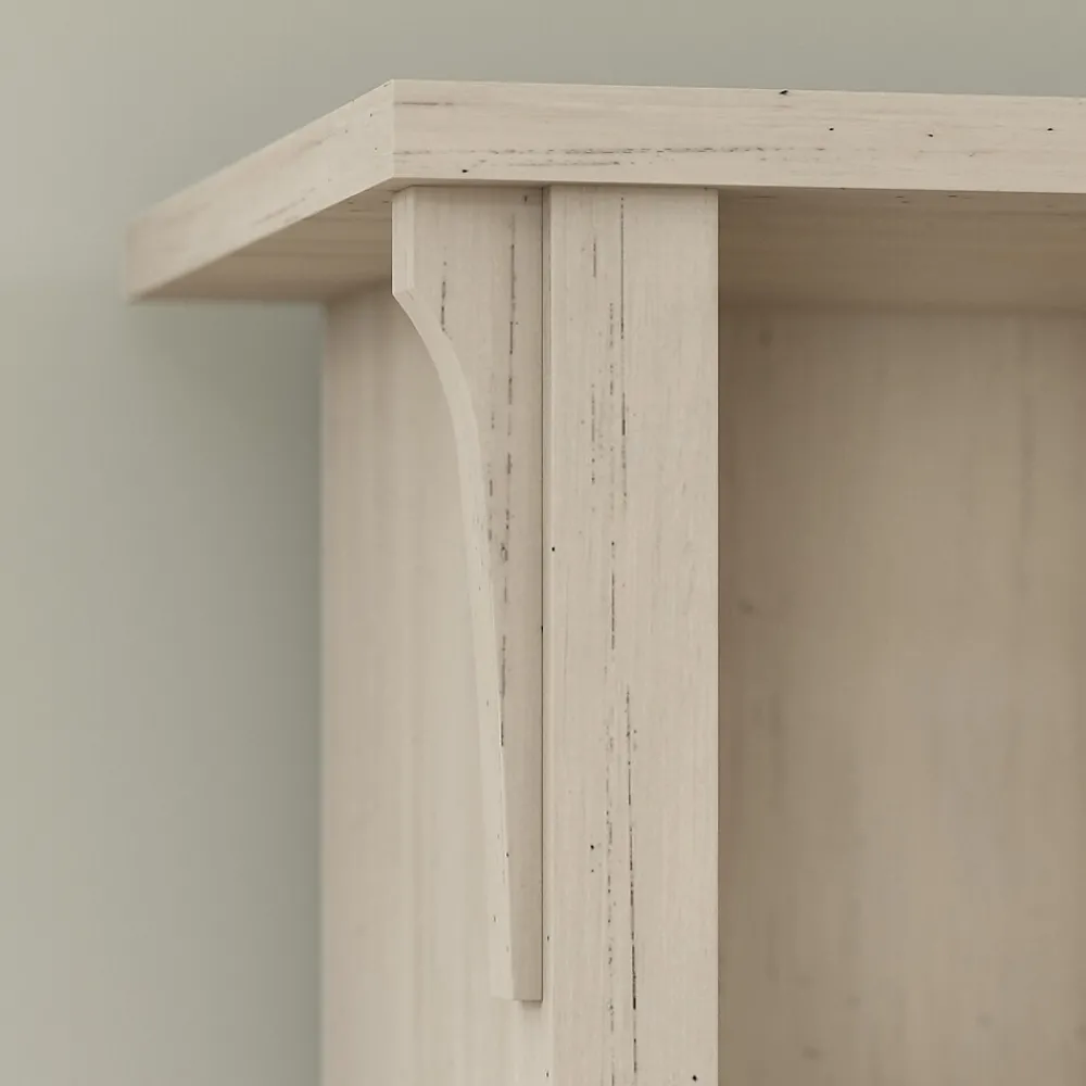 Bookcases*Bush Furniture Salinas 63"H 5-Shelf Tall Bookcase, , 2/Set (SAL036AW) Antique White