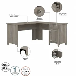 L-Desks*Bush Furniture Salinas 60
