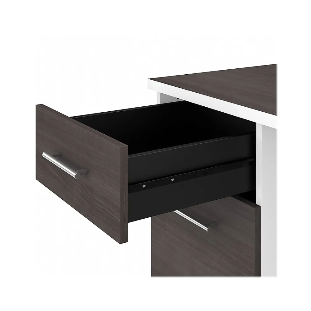 Computer Desks*Bush Furniture Somerset 60" Computer Desk, (WC81028K) Storm Gray/White