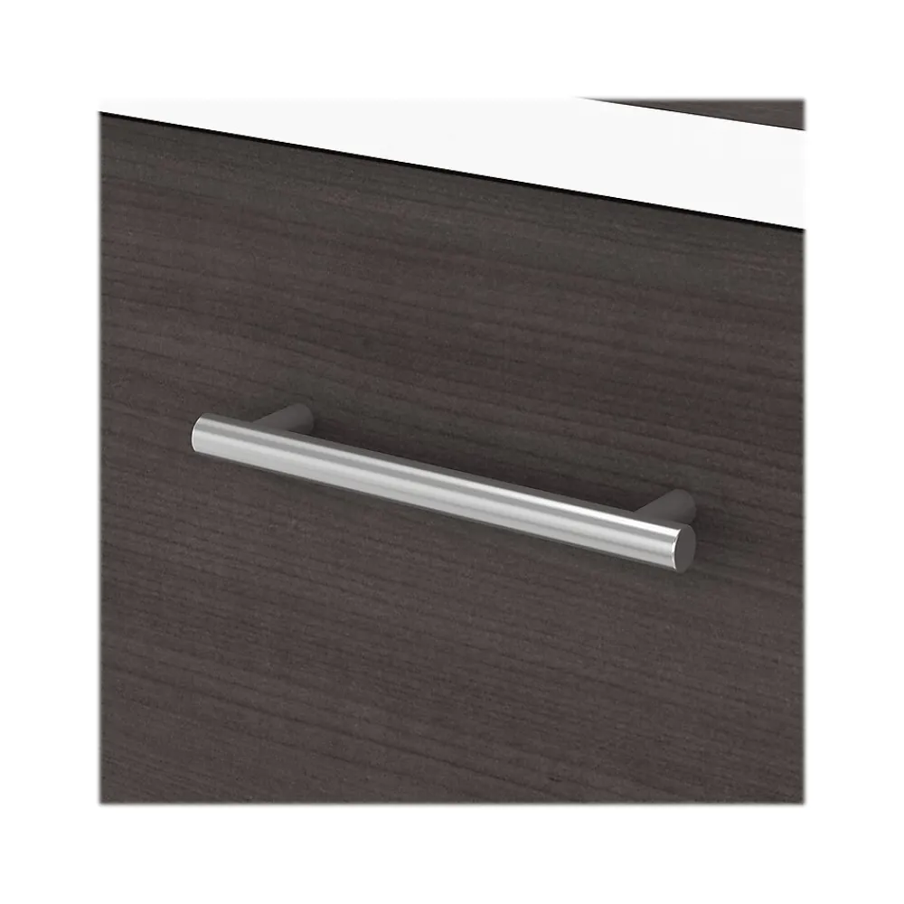 File Cabinets*Bush Furniture Somerset 2-Drawer Lateral File Cabinet, Letter/Legal, , 30" (WC81080) Storm Gray/White