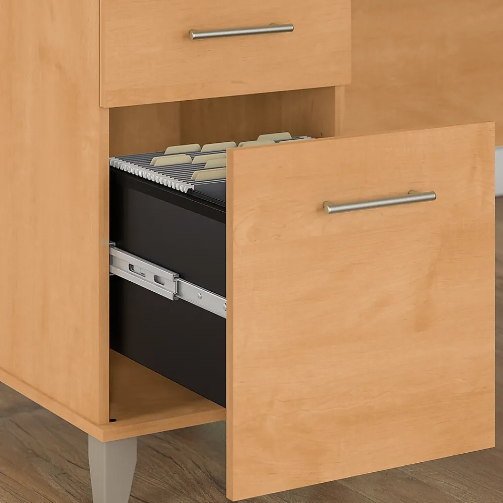 Computer Desks*Bush Furniture Somerset 72"W Office Desk with Drawers, (WC81472) Maple Cross