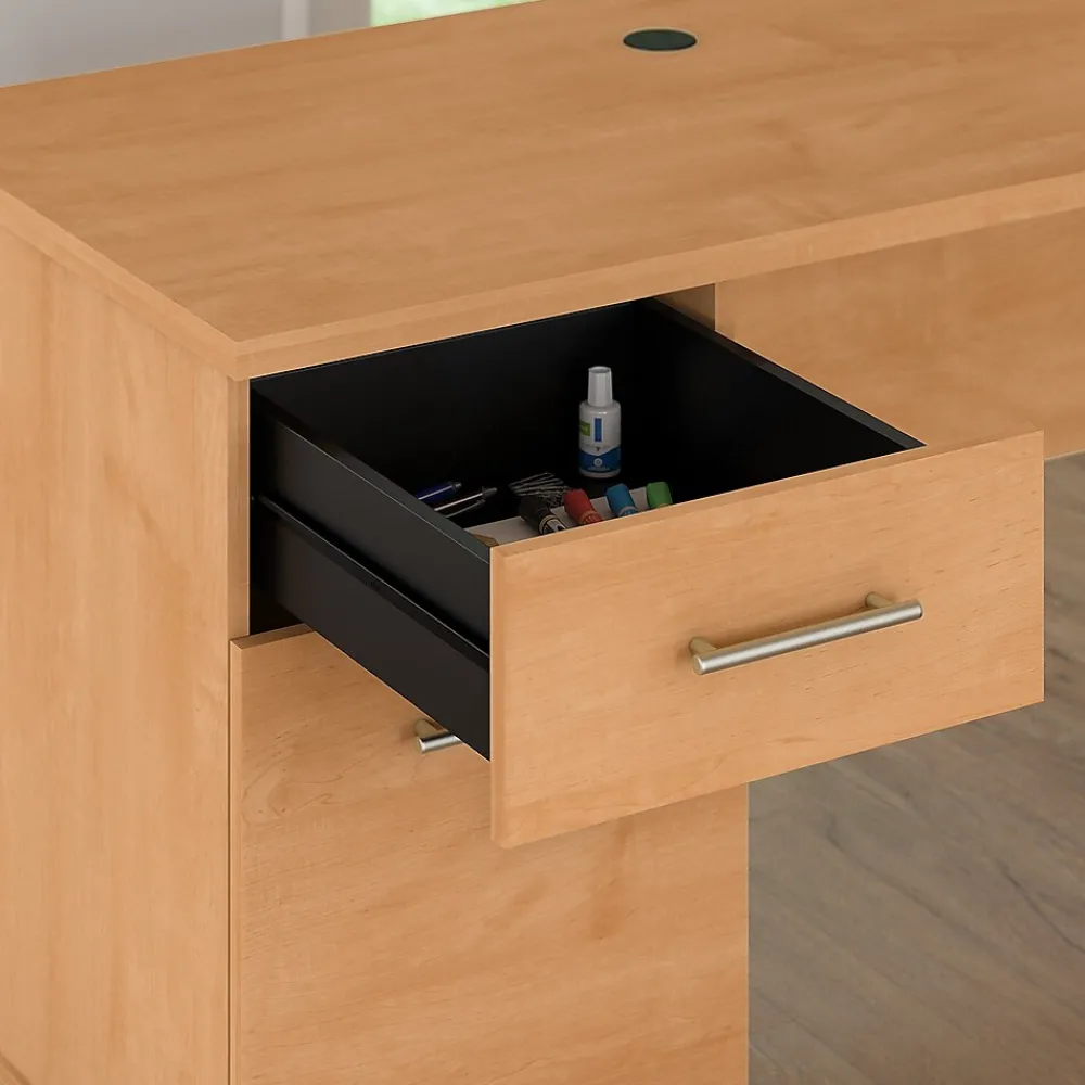 Computer Desks*Bush Furniture Somerset 72"W Office Desk with Drawers, (WC81472) Maple Cross