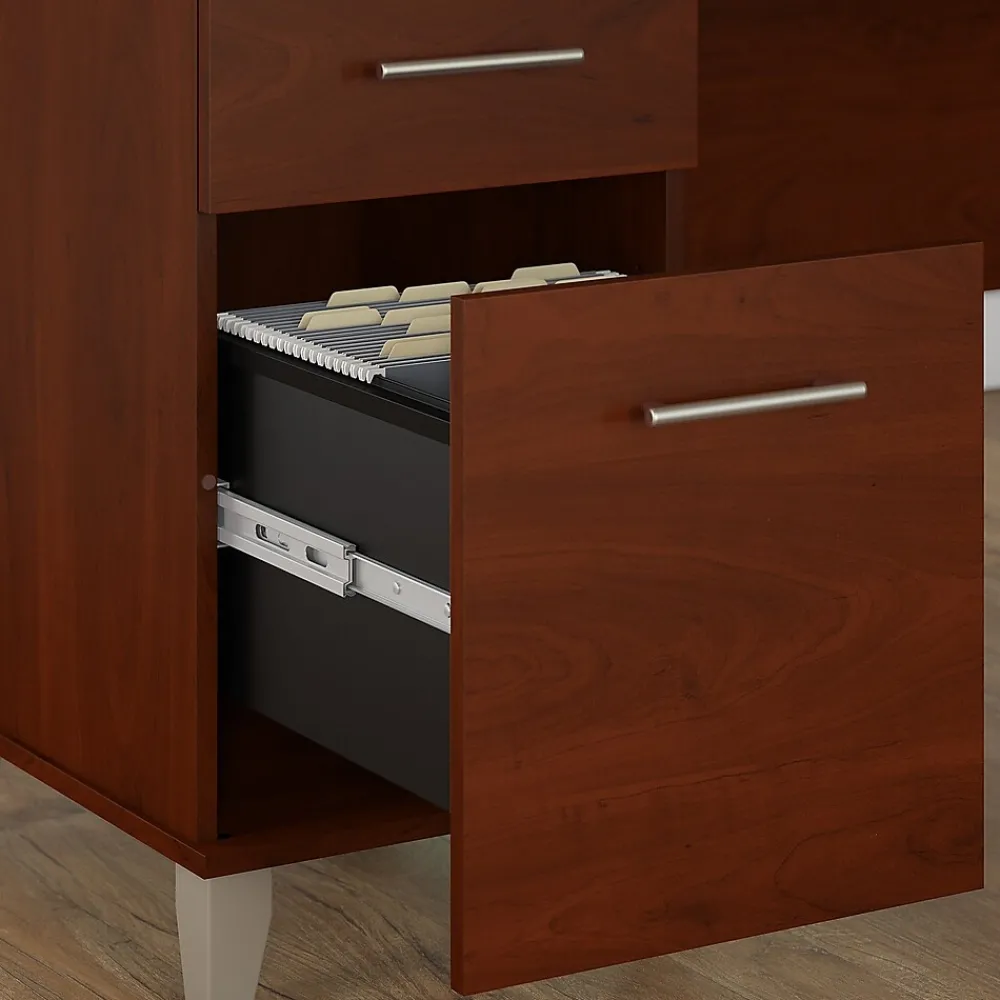 Computer Desks*Bush Furniture Somerset 72"W Office Desk with Drawers, (WC81772) Hansen Cherry