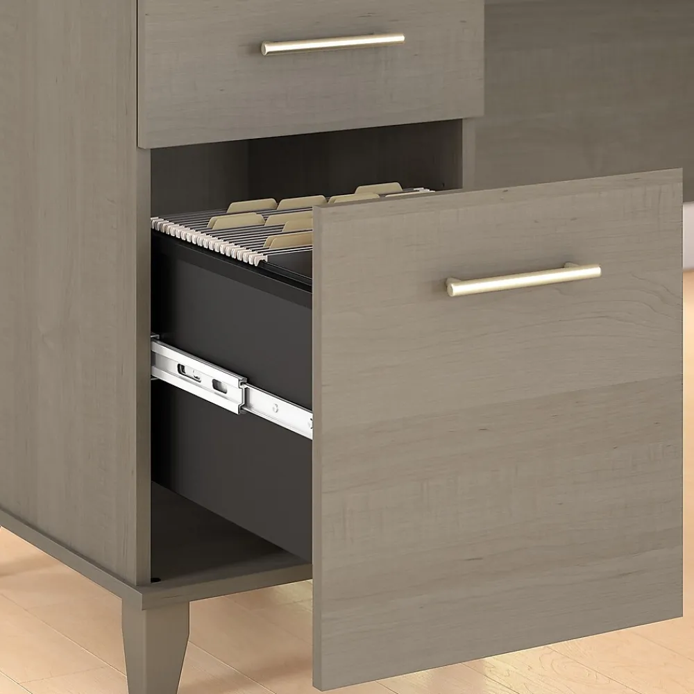 L-Desks*Bush Furniture Somerset 72"W 3 Position Sit to Stand L Shaped Desk, (SET014AG) Ash Gray