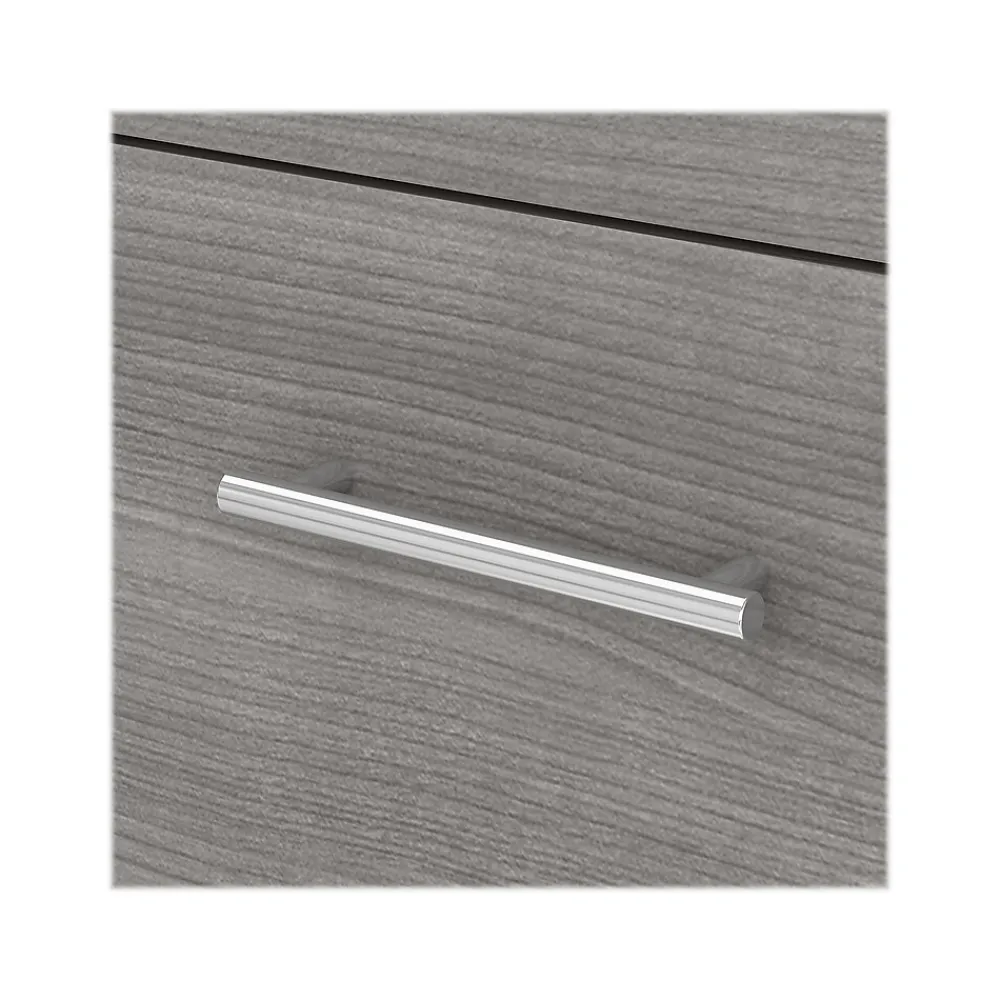 L-Desks*Bush Furniture Somerset 72"W L Shaped Desk with Storage, (WC81210K) Platinum Gray