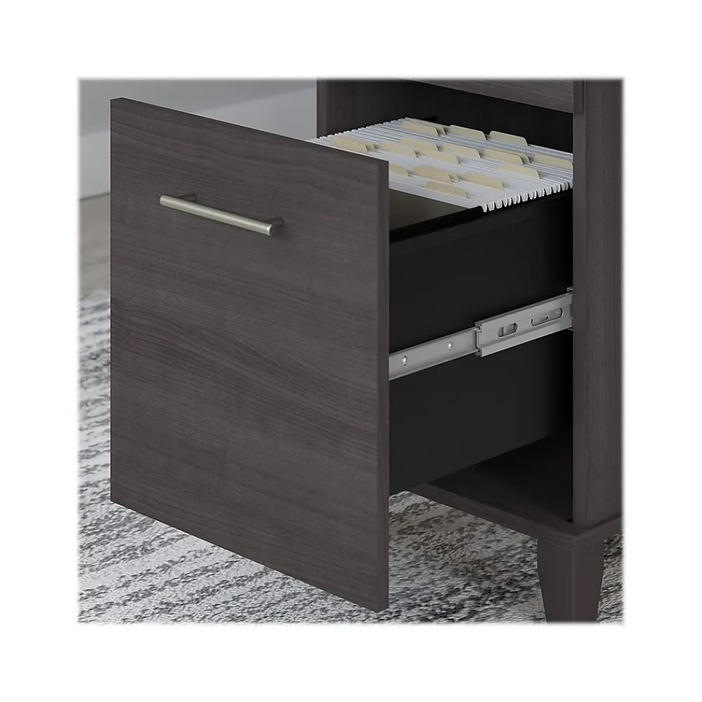 L-Desks*Bush Furniture Somerset 72"W 3 Position Sit to Stand L Shaped Desk, (SET014SG) Storm Gray