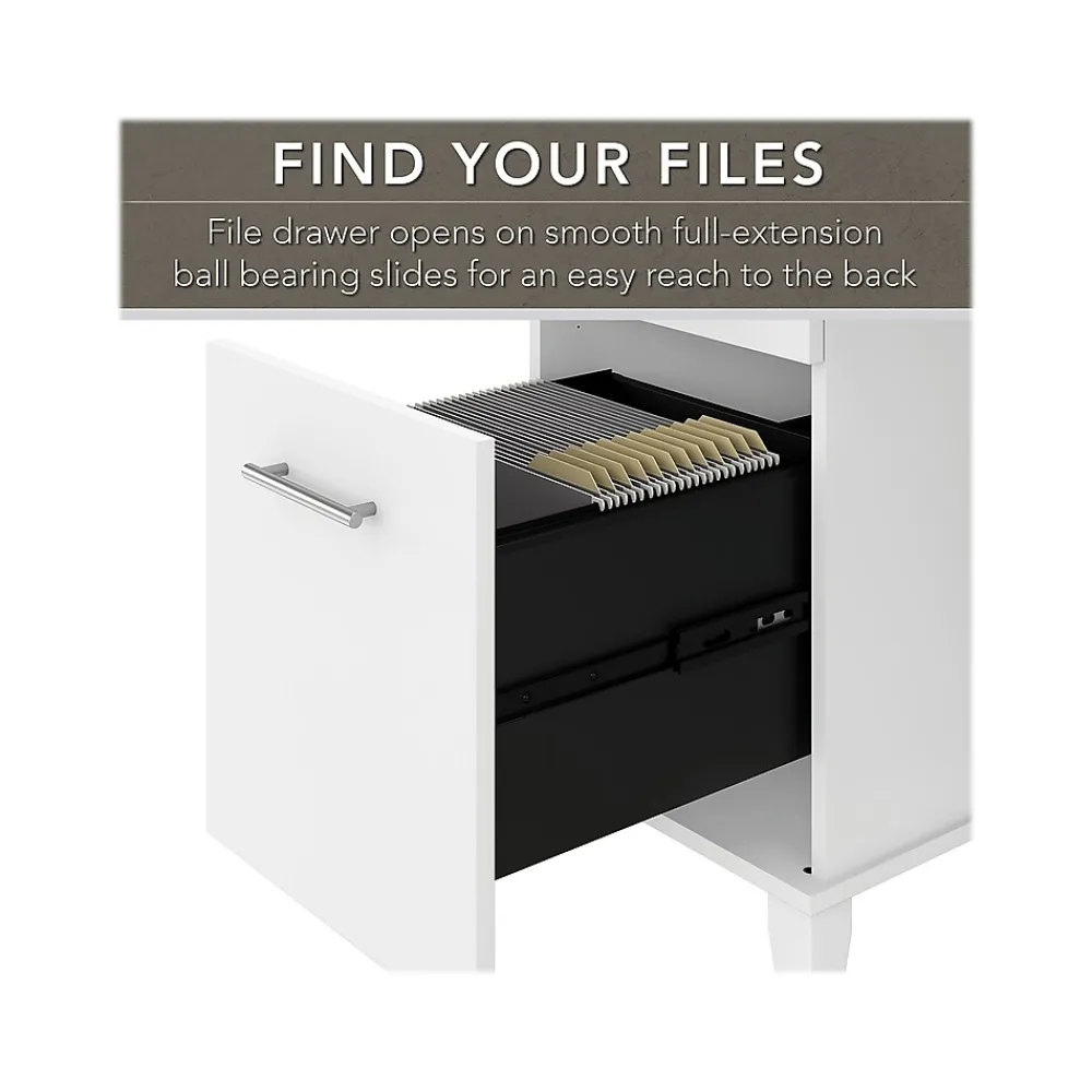 Computer Desks*Bush Furniture Somerset 72"W Office Desk with Drawers, (WC81972) White