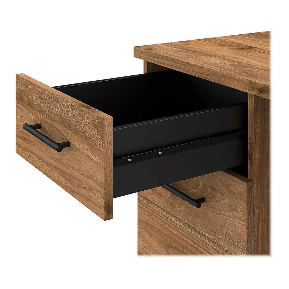 Computer Desks*Bush Furniture Somerset 72"W Office Desk with Drawers, (WC81372) Fresh Walnut