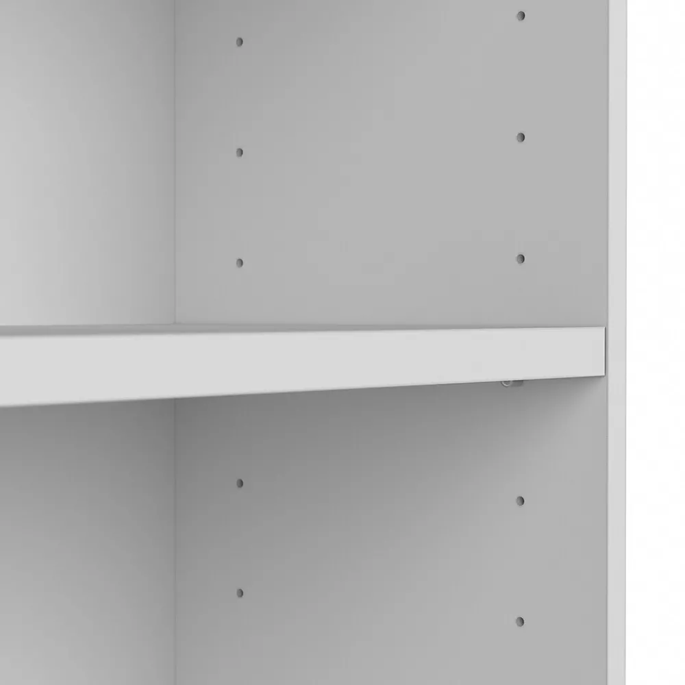 Bookcases*Bush Furniture Universal 30"H 2-Shelf Bookcase, Pure White, 2/Set (UB001PW)